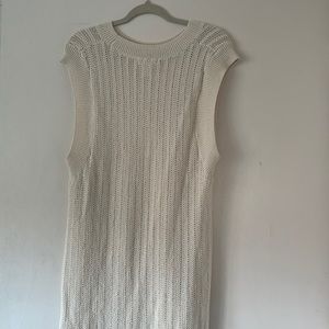 Midi Crocheted Sweater Dress